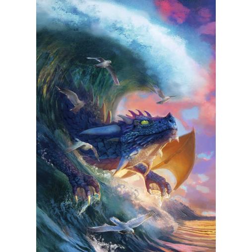 Puzzle Ravensburger El Dragón del Mar de 1000 Piezas