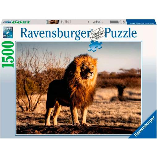 Puzzle Ravensburger El León el Rey de los Animales de 1500 Piez