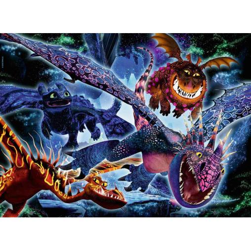 Puzzle Ravensburger CEATD3 El Mundo Oculto de Dragones B XXL 10