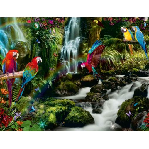 Puzzle Ravensburger El Paraíso de los Loros de 2000 Piezas