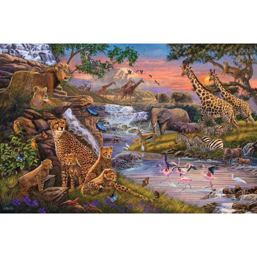 Puzzle Ravensburger El Reino Animal de 3000 Piezas