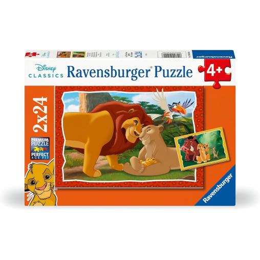 Puzzle Ravensburger El Rey León 2x24 Piezas