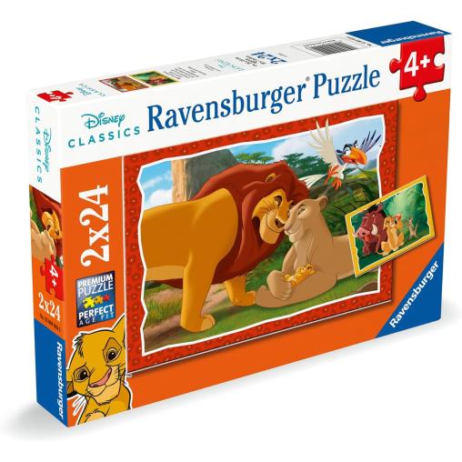 Puzzle Ravensburger El Rey León 2x24 Piezas