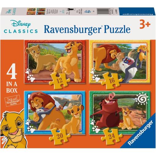 Puzzle Ravensburger El Rey León Progresivo 12+16+20+24 Pzs