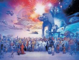 Ravensburger Puzzle L&#39;univers étendu de Star Wars 2000