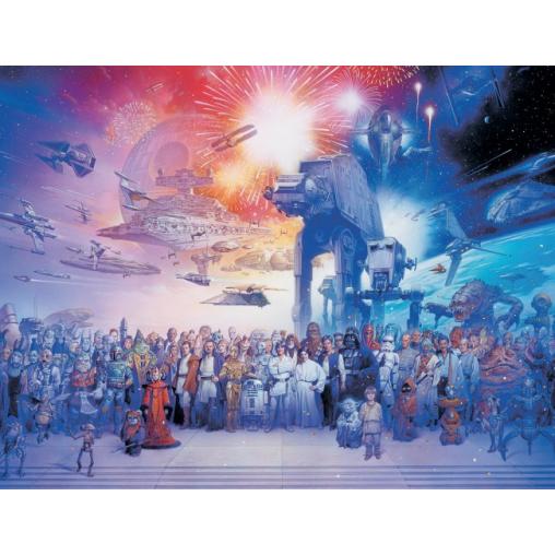 Ravensburger Puzzle L'univers étendu de Star Wars 2000