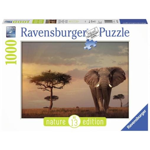 Puzzle Ravensburger Elefante de los Masai Mara de 1000 Piezas