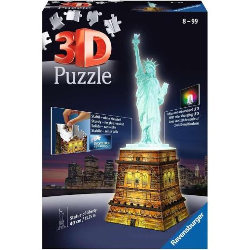 Ravensburger Statue de la Liberté Night Edition 3D 108 Puzzle