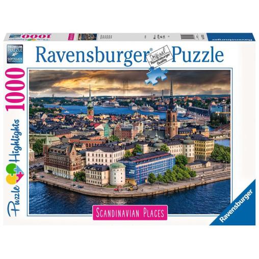 Puzzle Ravensburger Estocolmo, Suecia de 1000 Piezas