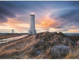 Puzzle Ravensburger Faro Akranes, Islandia de 1500 Piezas