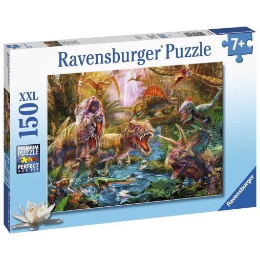 Puzzle Ravensburger Feroces Dinosaurios XXL de 150 Piezas