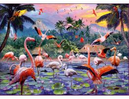 Puzzle Ravensburger Flamencos de 1000 Piezas