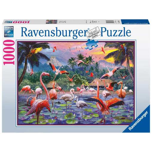 Puzzle Ravensburger Flamencos de 1000 Piezas