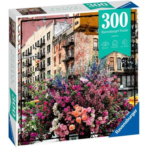 Puzzle Ravensburger Flores en Nueva York de 300 Piezas