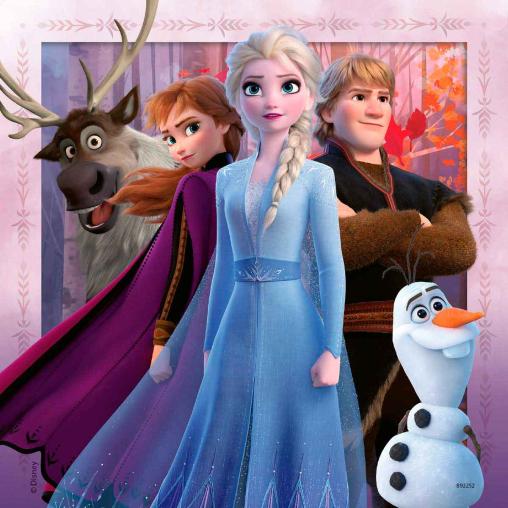 Puzzle Ravensburger Frozen 2, de 3x49 Piezas