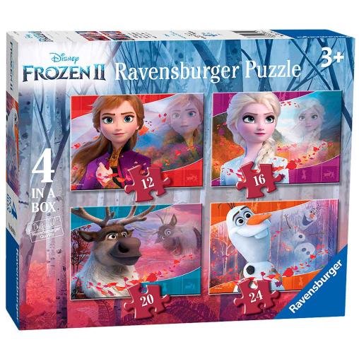 Puzzle Ravensburger Frozen 2 Progresivo de 12+16+20+24 Pzs