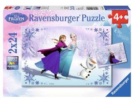 Puzzle Ravensburger Frozen Hermanas Para Siempre 2x24 Piezas