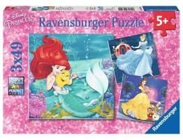 Puzzle Ravensburger Princesas Disney 3x49 Piezas