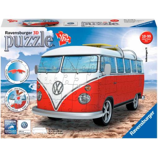 Puzzle Ravensburger Furgoneta Volkswagen 3D 162 Piezas