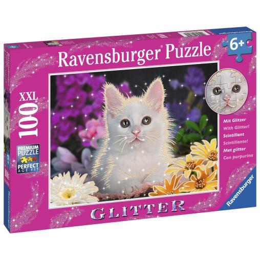 Puzzle Ravensburger Gato Brillante XXL de 100 Pzs