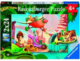 Puzzle Ravensburger Gigantosaurus de 2x24 Piezas