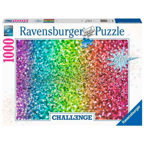 Puzzle Ravensburger Glitter Challenge 1000 Piezas