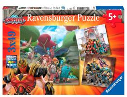 Puzzle Ravensburger Gormiti de 3x49 Piezas