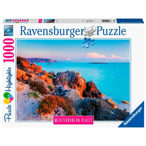 Puzzle Ravensburger Grecia Mediterránea de 1000 Piezas