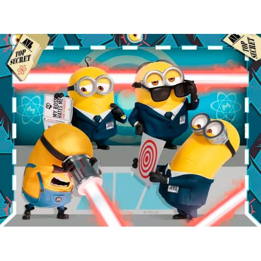 Puzzle Ravensburger Gru y Minions Progresivo de 12+16+20+24 Pzs