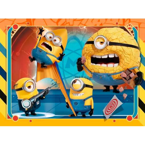 Puzzle Ravensburger Gru y Minions Progresivo de 12+16+20+24 Pzs