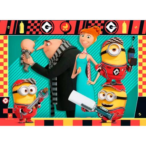 Puzzle Ravensburger Gru y Minions Progresivo de 12+16+20+24 Pzs