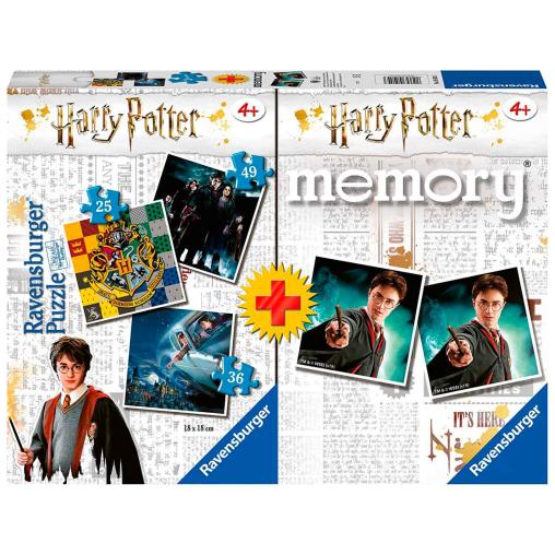 Puzzle Ravensburger Harry Potter 25+36+49 + Memory