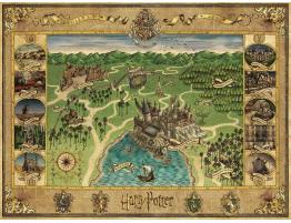 Puzzle Ravensburger Harry Potter Mapa de Hogwarts de 1500 Pzs