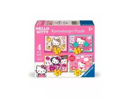 Puzzle Ravensburger Hello Kitty  Progresivo de 12+16+20+24 Pzs