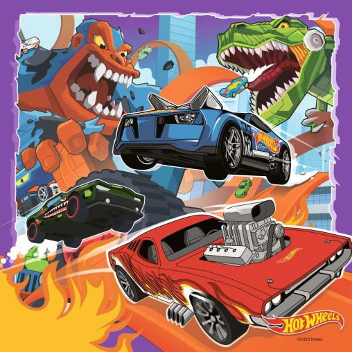 Puzzle Ravensburger Hot Wheels de 3x49 Piezas