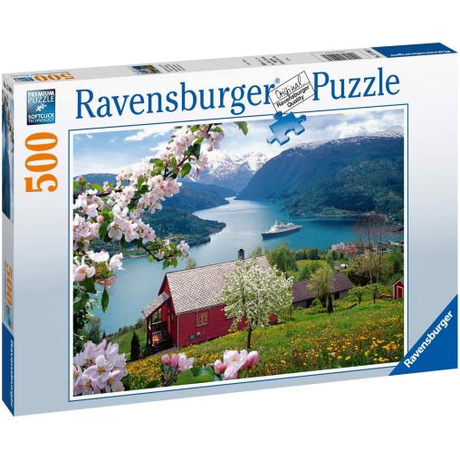 Puzzle Ravensburger Idilio Escandinavo de 500 Piezas