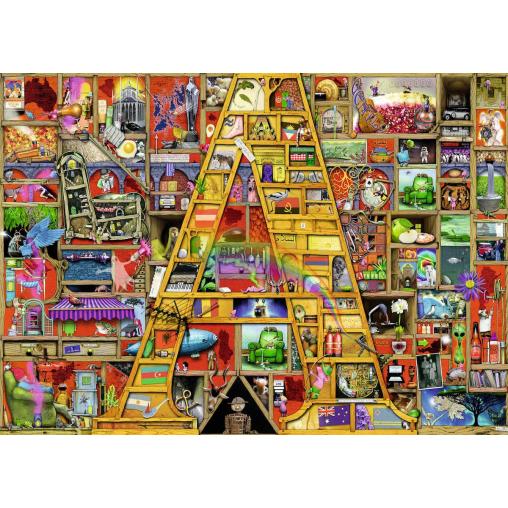 Puzzle Ravensburger Increíble Alfabeto A de 1000 Piezas