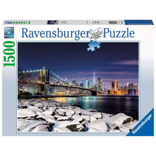 Puzzle Ravensburger Invierno en Nueva York de 1500 Piezas