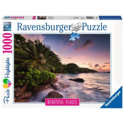 Puzzle Ravensburger Isla de Praslin en Seychelles de 1000 Pieza