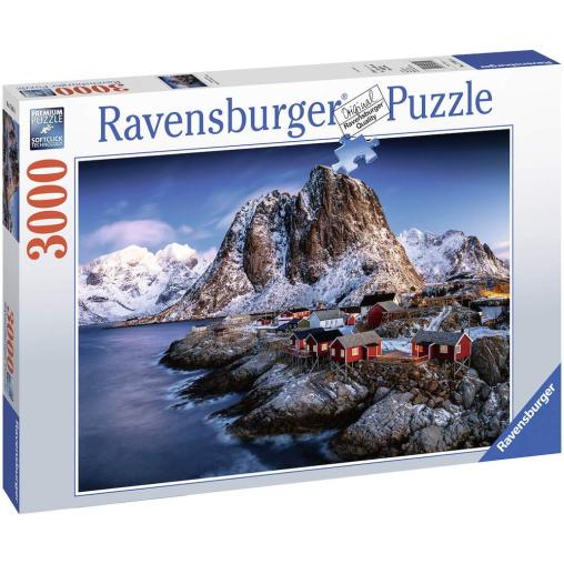 Puzzle Ravensburger Islas Lofoten, Noruega de 3000 Piezas