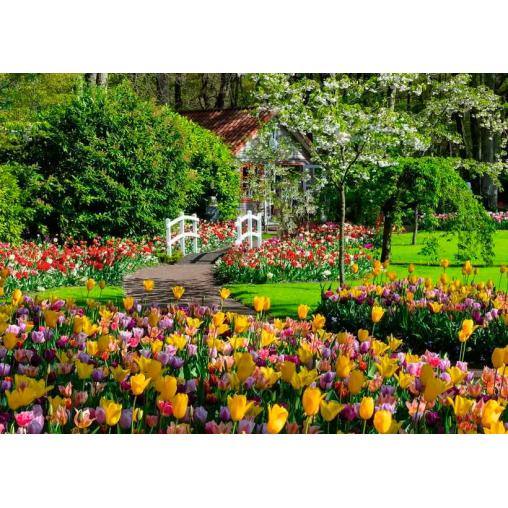 Puzzle Ravensburger Jardines Keukenhof, Países Bajos de 1000 Pzs