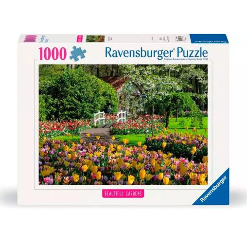 Puzzle Ravensburger Jardines Keukenhof, Países Bajos de 1000 Pzs