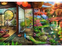 Puzzle Ravensburger Jardín Japonés de 1000 Piezas