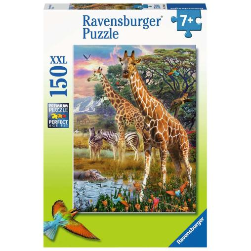 Puzzle Ravensburger Jirafas en África XXL de 150 Piezas