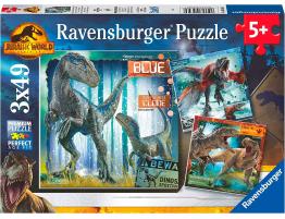 Puzzle Ravensburger Jurassic World Dominion de 3x49 Piezas