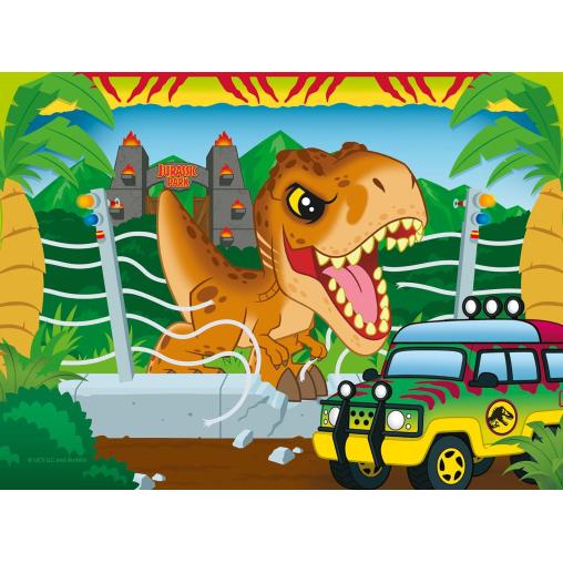 Puzzle Ravensburger Jurassic World Progresivo de 12+16+20+24 Pzs