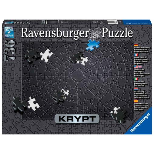 Puzzle Ravensburger Krypt Negro de 736 Piezas