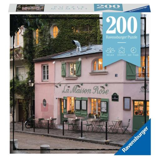 Puzzle Ravensburger La Casa Rosa de París de 200 Piezas