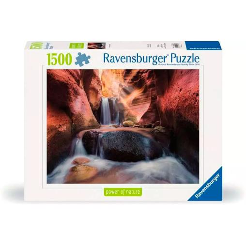 Puzzle Ravensburger La Cascada en el Cañón Rojo de 1500 Pzs