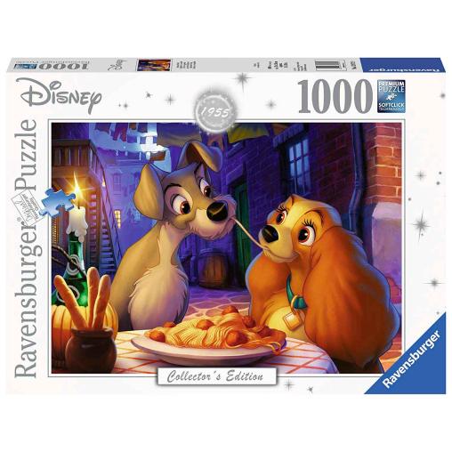 Puzzle Ravensburger La Dama y el Vagabundo 1000 Piezas